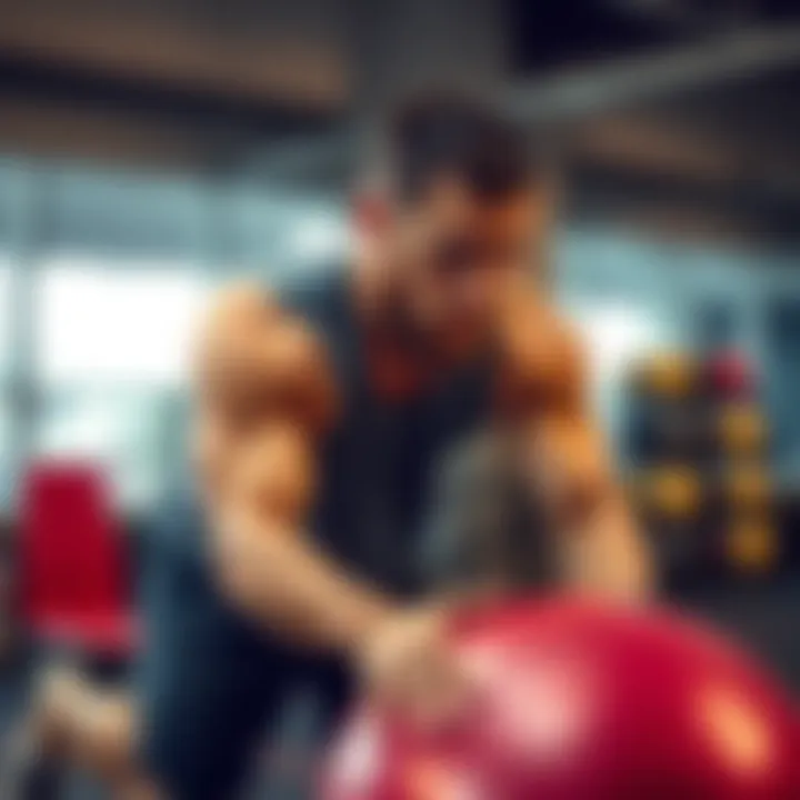 Core Strengthening for Enhanced Performance Core strengthening workout with stability ball