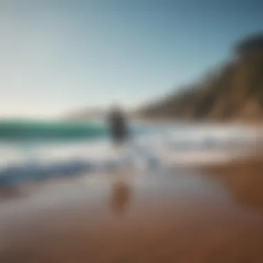 Exploration of Surf Culture A vibrant beach scene reflecting Australian surf culture