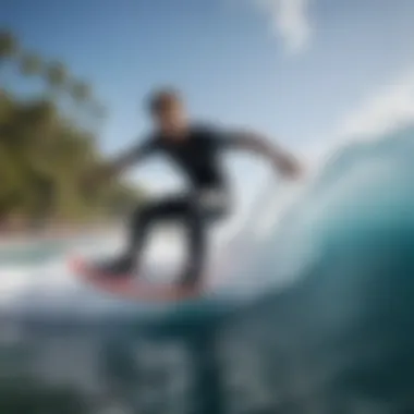 Mastering the Art of Flowriding An expert demonstrating advanced flowriding techniques on the wave