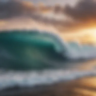 The Majestic Waves of North Shore Stunning waves crashing on the North Shore of Oahu