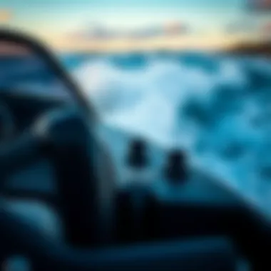 Advanced Controls for Precision Close-up of advanced wakeboard boat controls