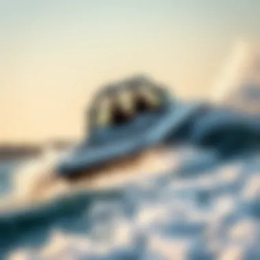 Dynamic Wakeboard Boat Performance Dynamic wakeboard boat cutting through water