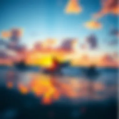 Sunset Surfing Experience on Big Island Local surfers enjoying a sunset session