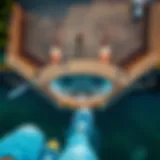 Aerial Perspective of Wave Technology Aerial view of the Bristol Wavegarden showcasing wave technology