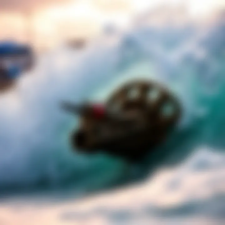 Wave Generating Mechanism at Bristol Wavegarden A close-up of the wave generating mechanism at the Wavegarden