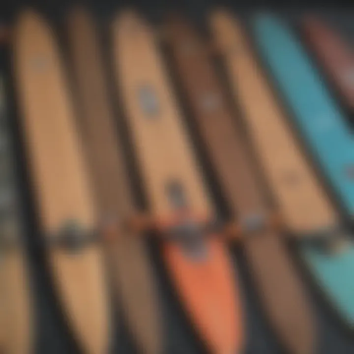 A comparison chart of popular longboard brands and their models