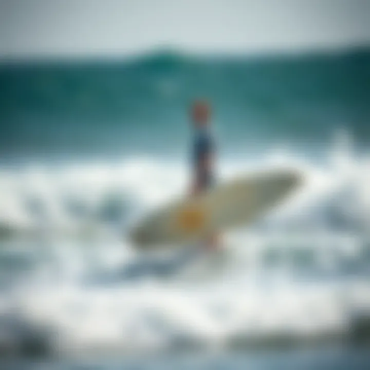 Rider Stature and Longboard Stance A rider demonstrating proper longboard stance based on height