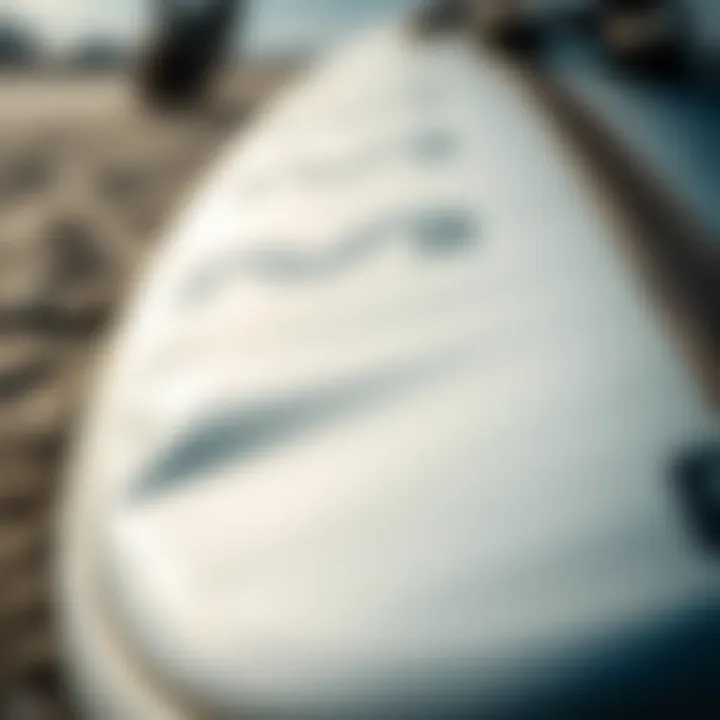 Durable Materials in Body Board Bags A close-up of durable materials used in body board travel bags highlighting quality and protection