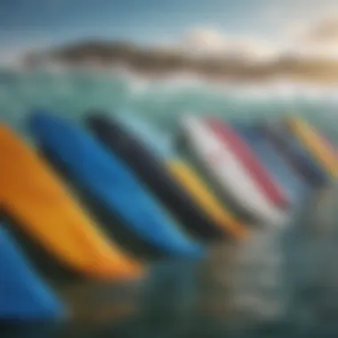 Different types of swim fins for surfing