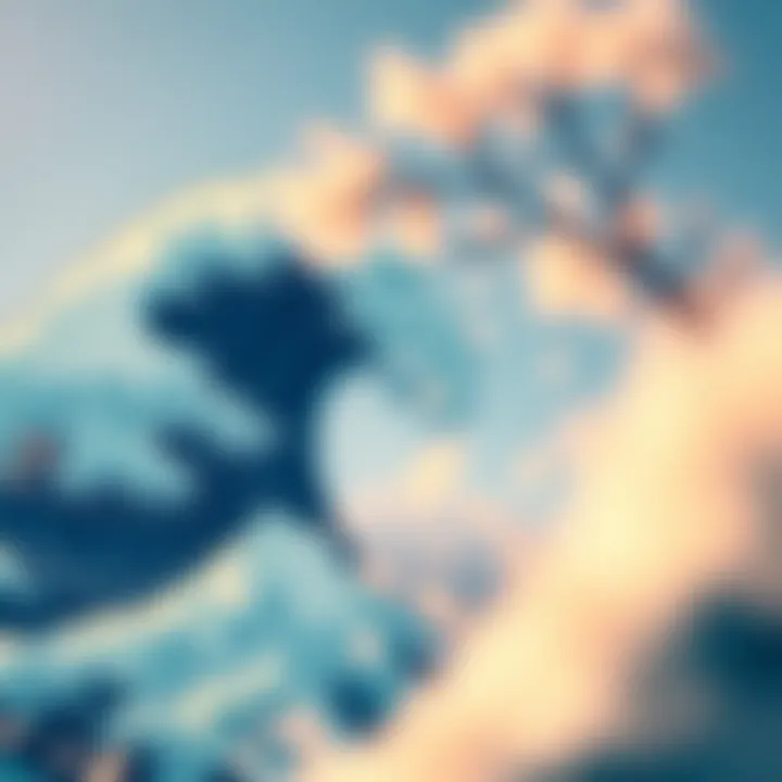 The Crest of The Great Wave - A Closer Look Detail of the crest of Hokusai's Great Wave