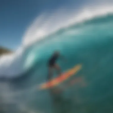 An engineer analyzing wave patterns and designs for innovative surf technologies.