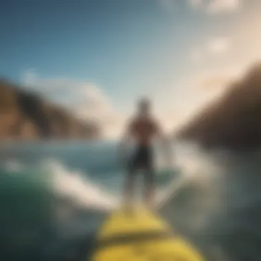 Incorporating Mindfulness for Enhanced Breath Control Scenic ocean view while practicing mindfulness and breathing techniques
