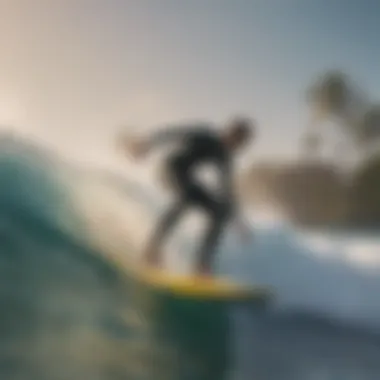 Surfing performance metrics showcasing advancements in technology