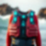 Innovative CO2 vest design for surfboarding