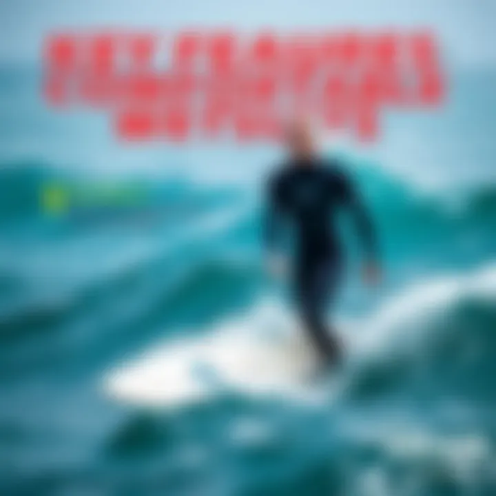 Key Features of Comfortable Wetsuits Infographic detailing key features of comfortable wetsuits for surfing enthusiasts