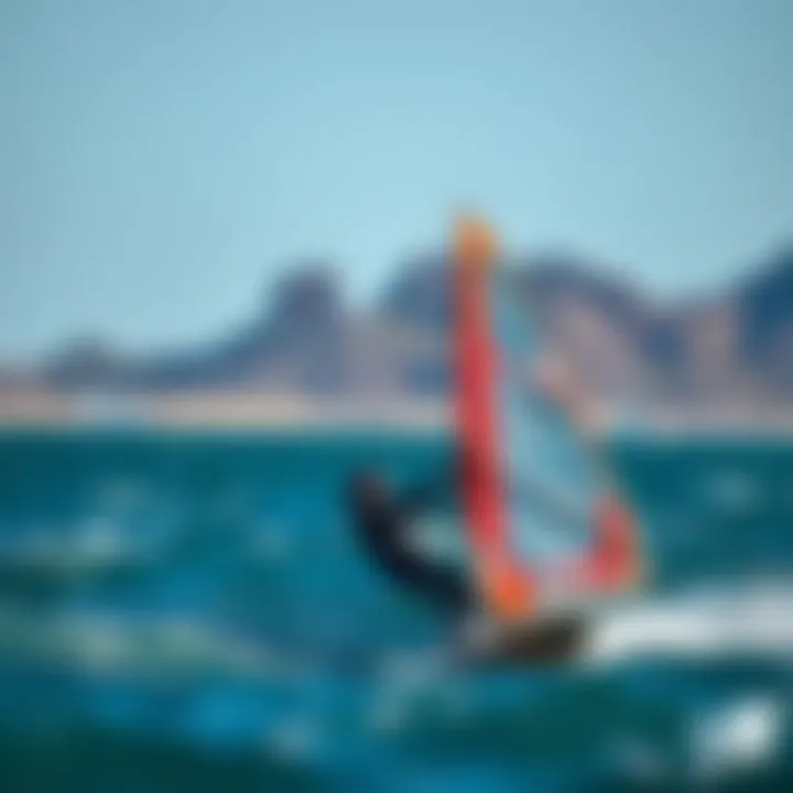 Optimal Windsurfing Locations Scenic location ideal for north windsurfing