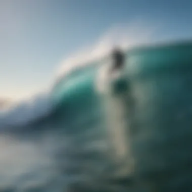 Surfers catching waves at Punta Chivo's prime surf conditions