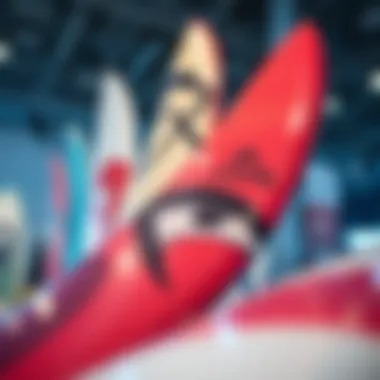 Cutting-Edge Surfboard Technology Innovative surfboard designs displayed at Rip Curl event