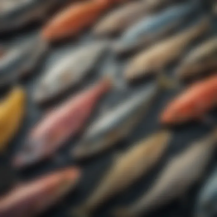 A close-up of various fish species caught during surf fishing on St. George Island.