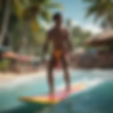 Showcasing Vibrant Local Culture at Surf Resort Vibrant local culture showcased at a Caribbean surf resort