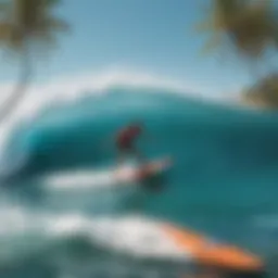 Cover of the Taschen Surfing Book showcasing a vibrant surf scene