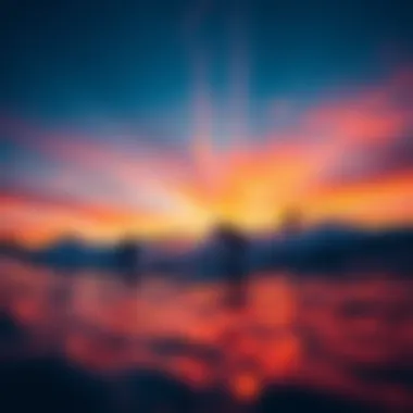 Adventure in Surfing An inspiring sunset surf scene illustrating the spirit of adventure