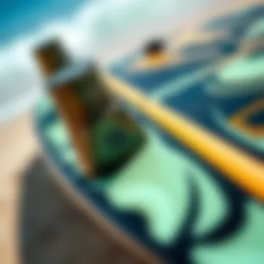 Close-up view of the Boogie Board Mach 77's unique design features