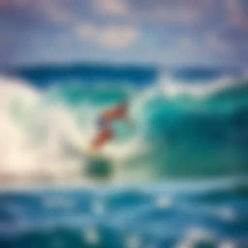 Dynamic wave riding with the Boogie Board Mach 77