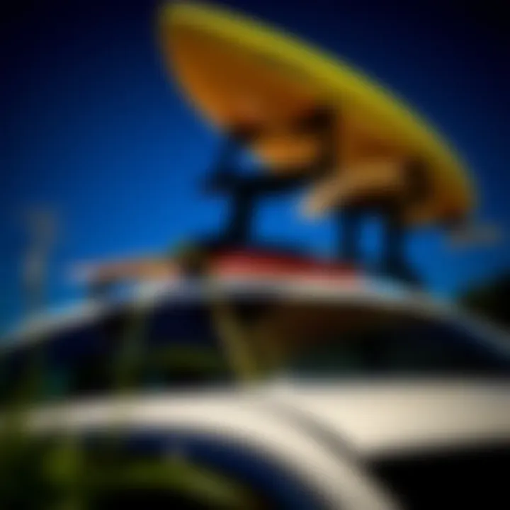 Surfboard Roof Rack Installation Techniques Installation process of a surfboard roof rack