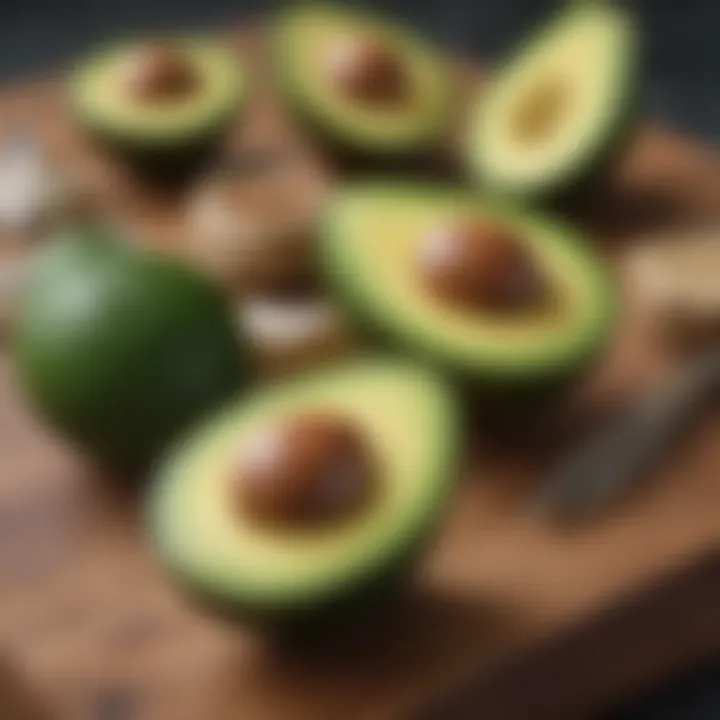 Avocados in a balanced diet