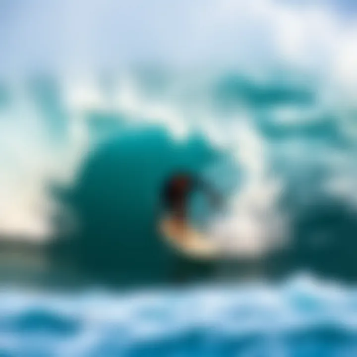 The Thrill of Surfing in Mentawai Surfers riding the iconic waves of the Mentawai Islands, capturing the thrill of the sport.