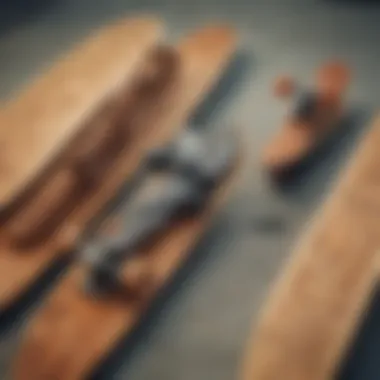 Variety of Carving Styles Illustration of different carving styles in skateboarding showcasing diversity
