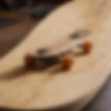 Diagram explaining the physics of carving on a skateboard