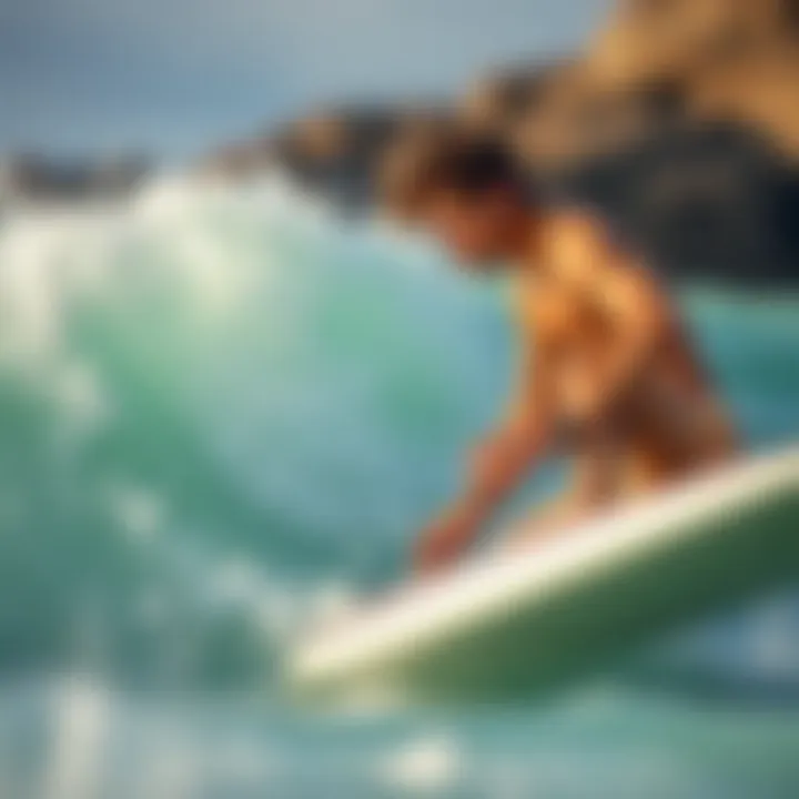 Surfer choosing the right Thurso surf board