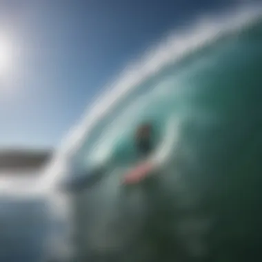 High-quality footage captured using GoPro Line Mount while surfing