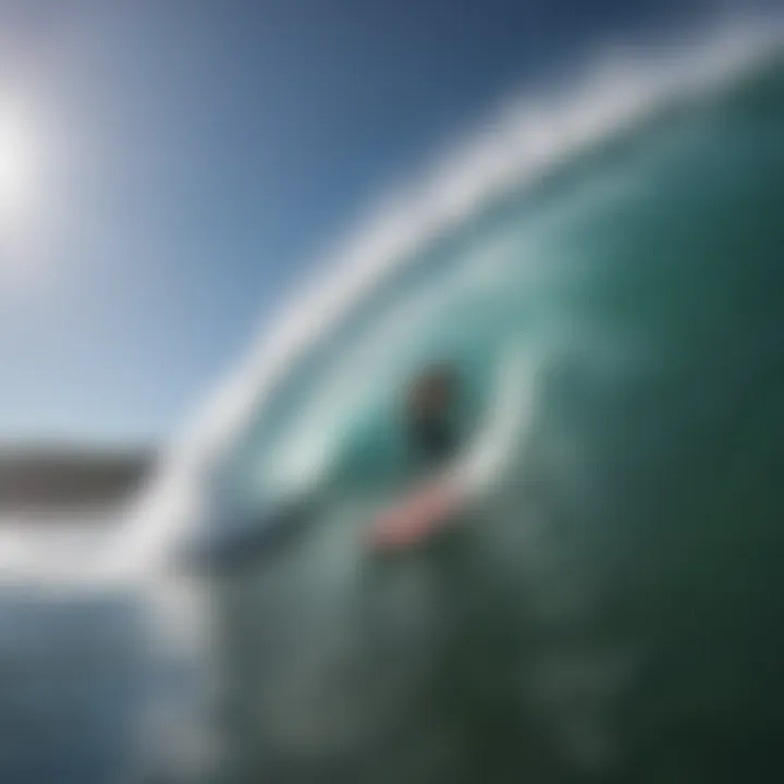 High-quality footage captured using GoPro Line Mount while surfing