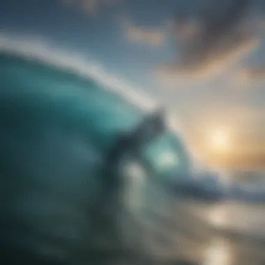 Open Ocean: The Great White's Journey Open ocean environment showcasing the migratory path