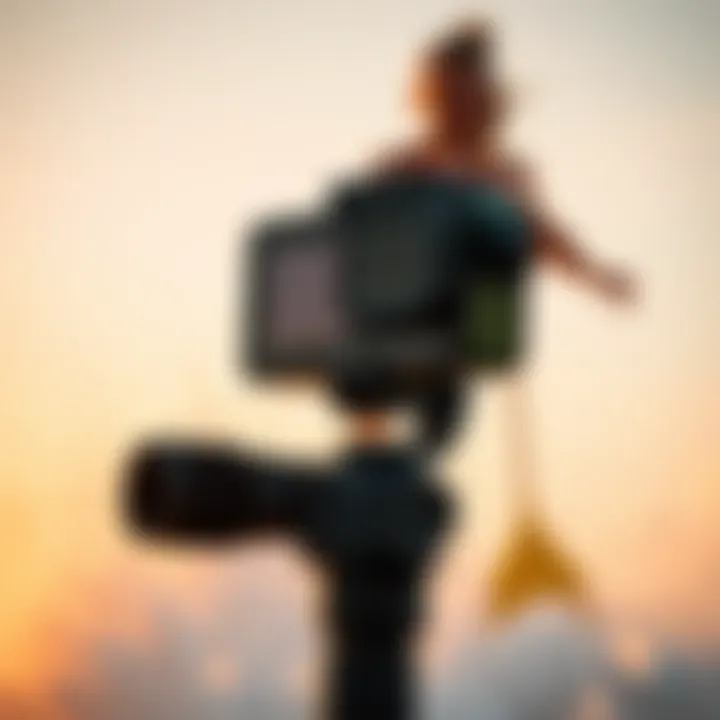 Hohem Isteady Pro 4 in action during filming