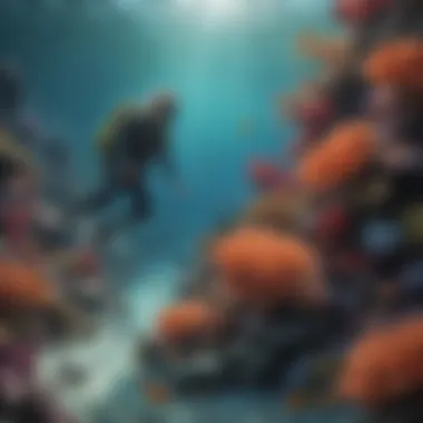 Conservation Efforts for Coral Reefs An engaging visual representation of coral reef conservation efforts.