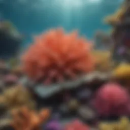 Vibrant coral formations showcasing the diversity of marine life.