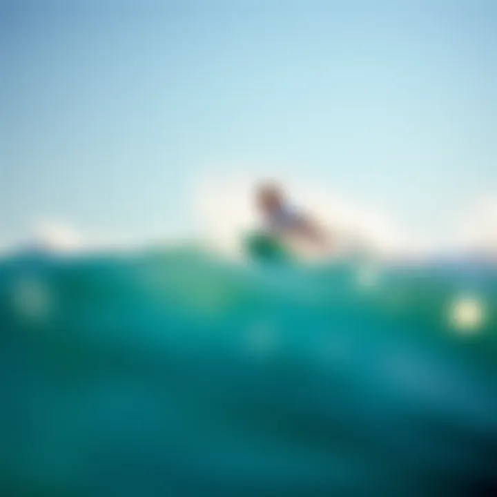 Perfect Wave Riding at La Point A surfer riding a wave at La Point with perfect form