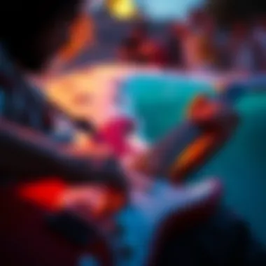 Creative expression in surf music through improvisation.