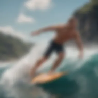 Dynamic Surf Workout Strength Training Dynamic surf workout showcasing strength training