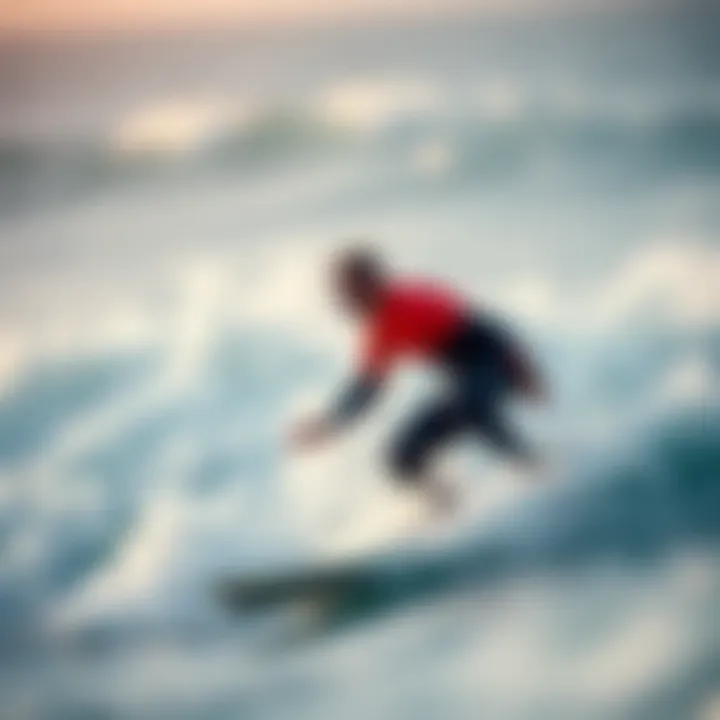 Prolimit Drysuit Performance in Surf Prolimit drysuit in action on the surfboard