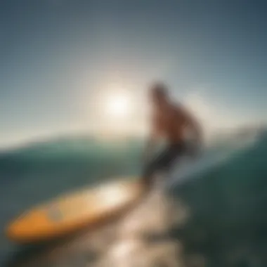 The Challenges of Staying Hydrated in the Ocean Ocean waves under a bright sun