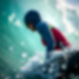 High-performance neoprene wetsuit showcasing flexibility