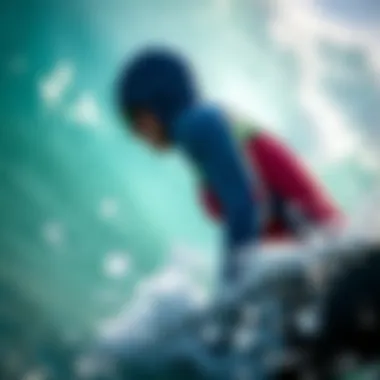 Flexible Neoprene Wetsuit High-performance neoprene wetsuit showcasing flexibility