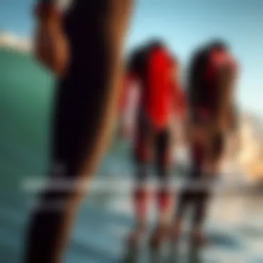 Wetsuit Thickness Variations Comparative thickness of different wetsuit designs