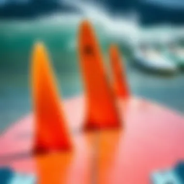 Innovative Design Features of Fish Boards Close-up of fish board design showcasing its unique fins