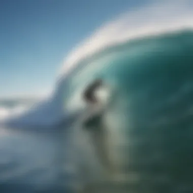 A captivating wave at New Smyrna Beach showcasing ideal surfing conditions